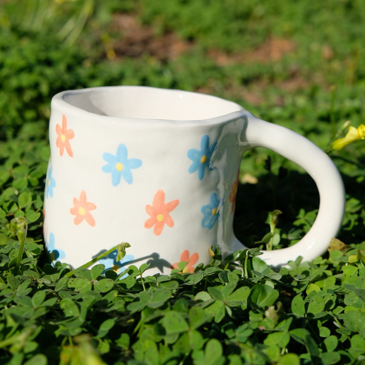 Spring flowers mug