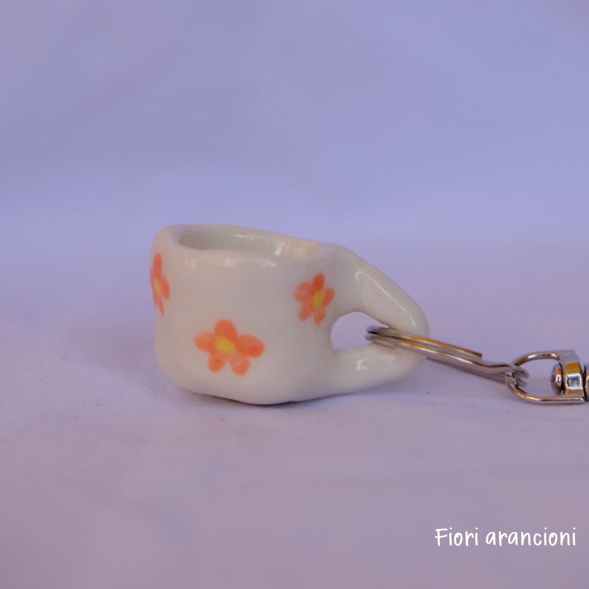 Mini mug portachiavi