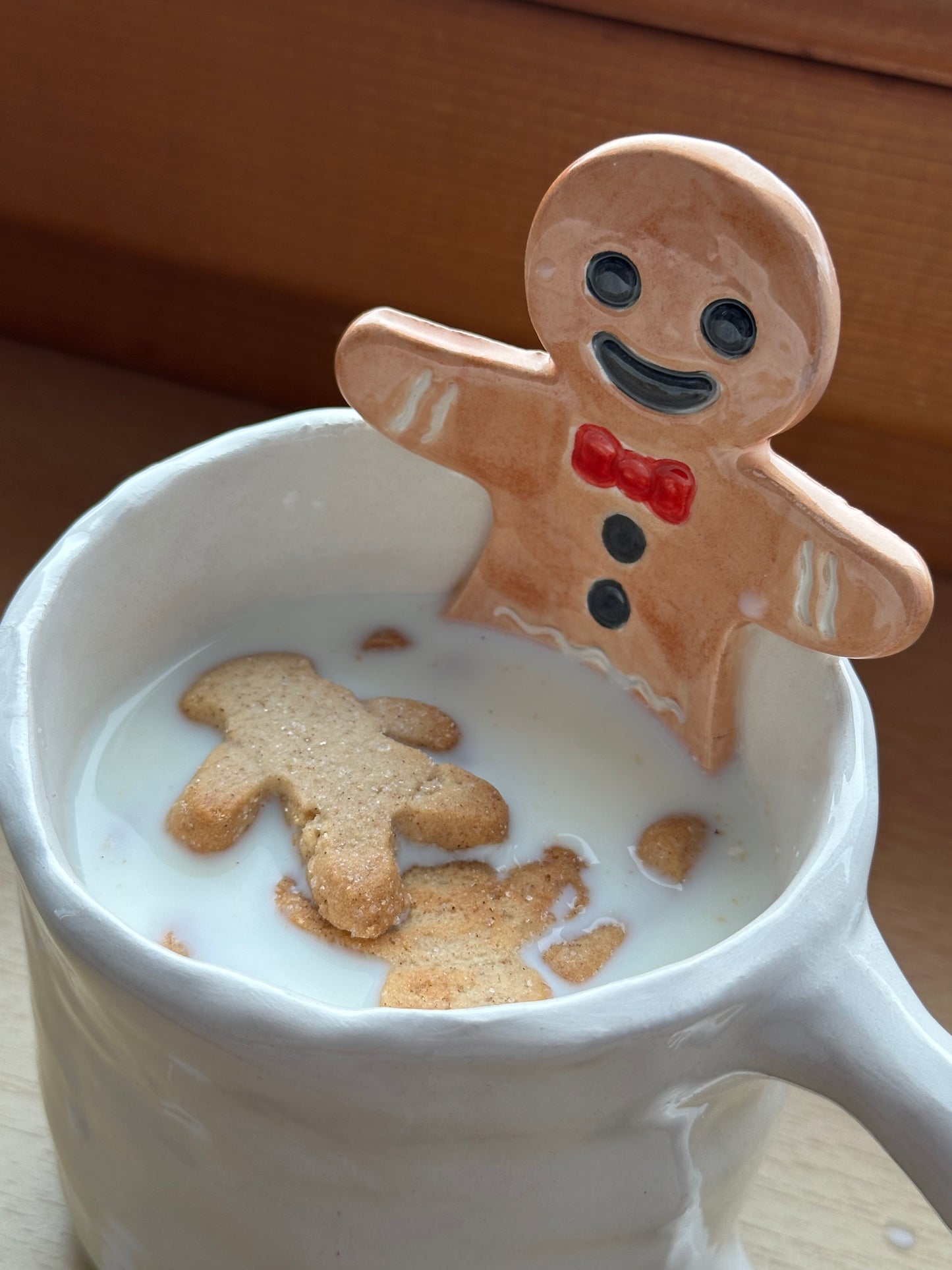 Gingerbread man mug