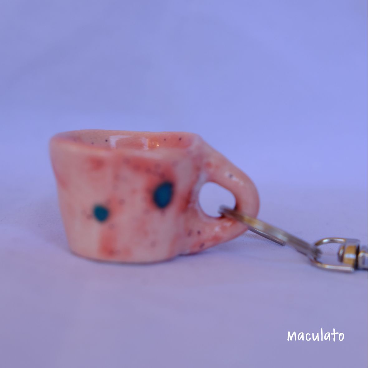 Mini mug portachiavi