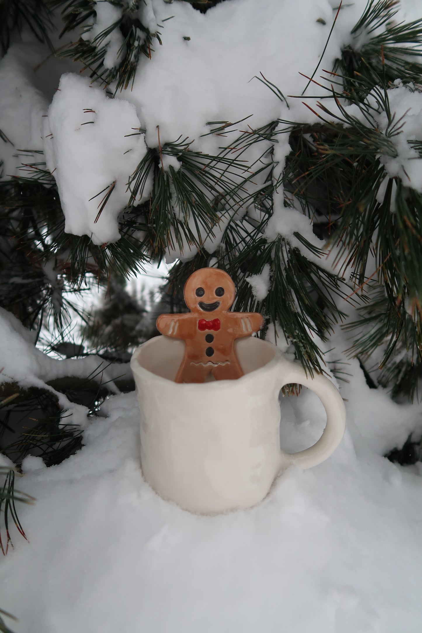 Gingerbread man mug