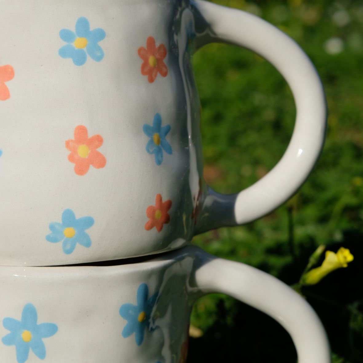 Spring flowers mug